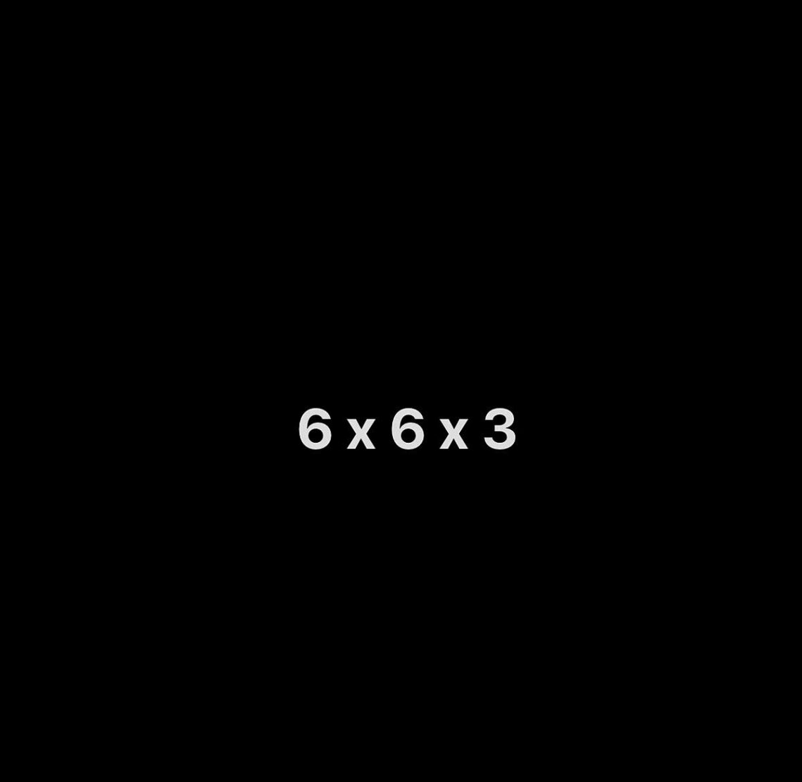6x6x3